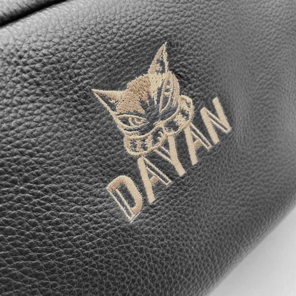 【予約】レザーダヤンミニショルダー3 BK