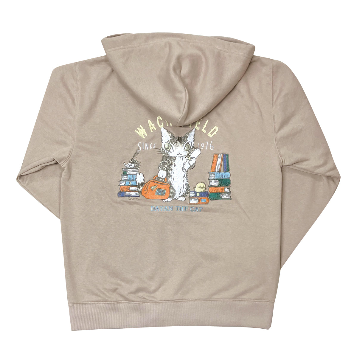 【予約】フルジップ旅する刺繍パーカ M Be