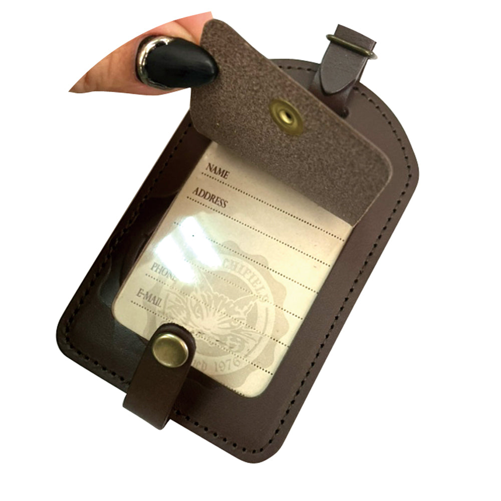 ラゲッジタグ#2 茶