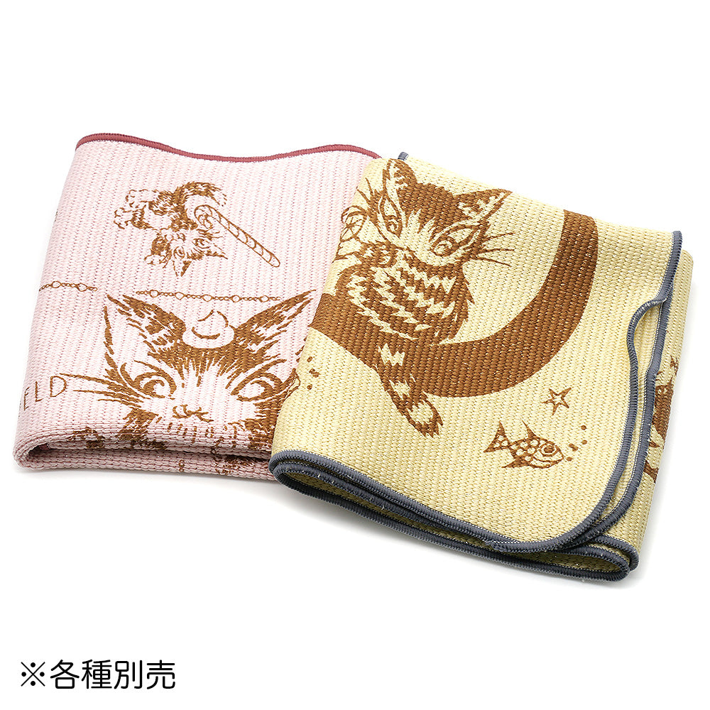 抗菌吸水マット 三日月・イエロー