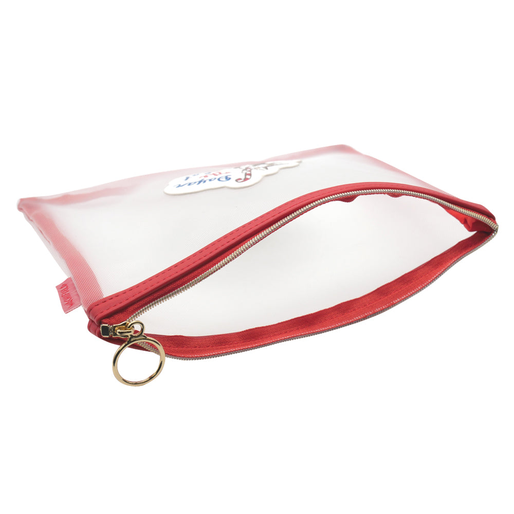 メッシュフラットポーチ キャンディ