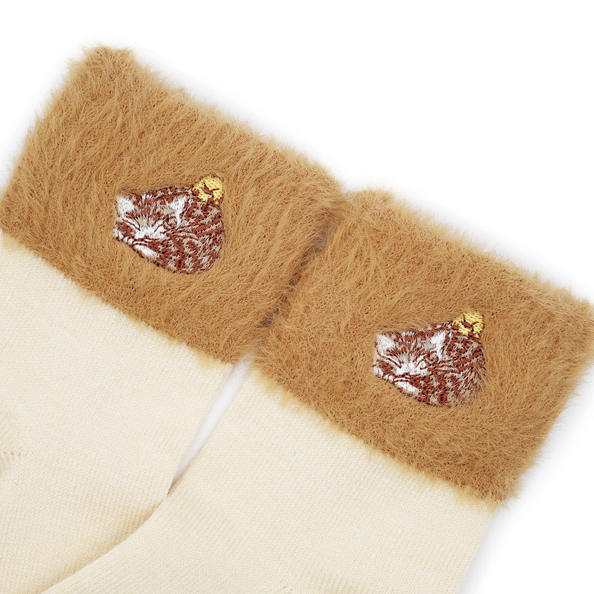 アンクルファーソックス 丸猫・Be