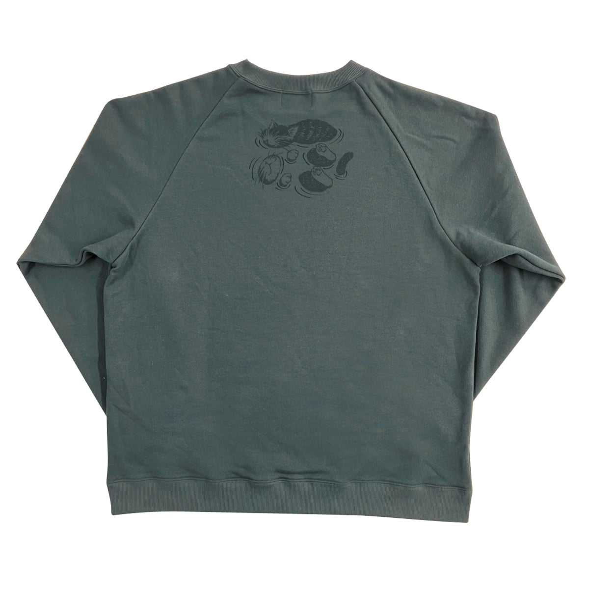 ラグランSW F 猫のなる木 深灰緑