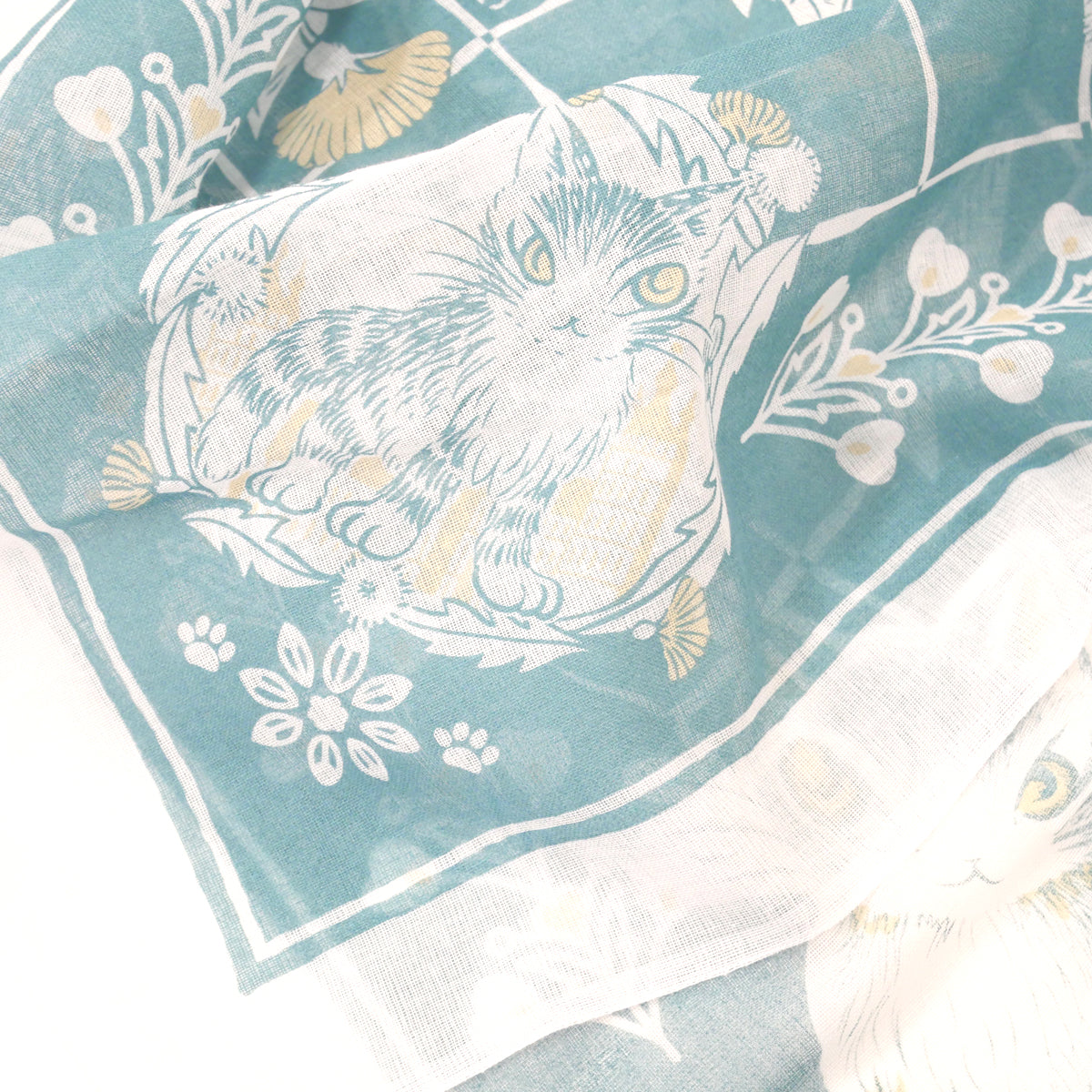 ガーゼスカーフ シギショアラ・青