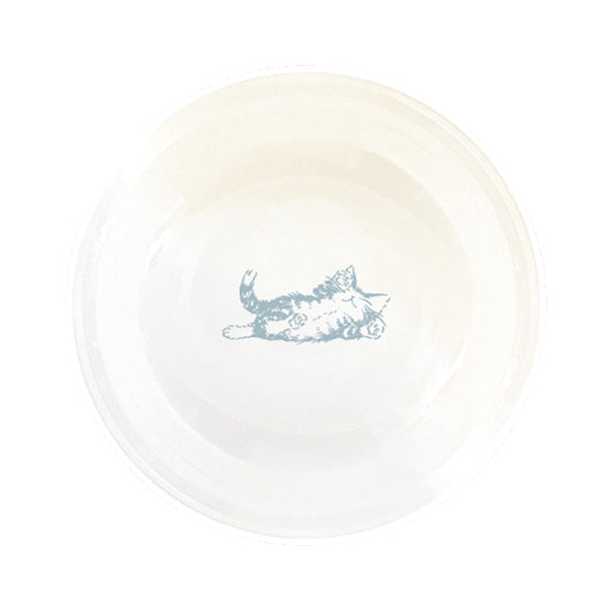 【予約】脚付きフードボウルM 淡青色