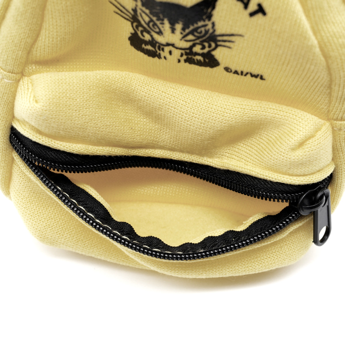 ちびリュックポーチ ほおづえ・黄