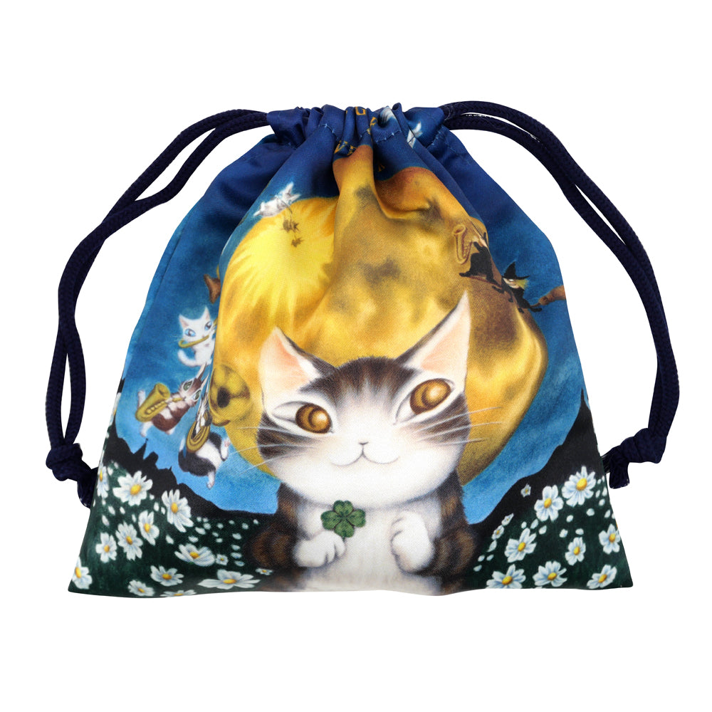 【予約】アート巾着 7つのつきの夜