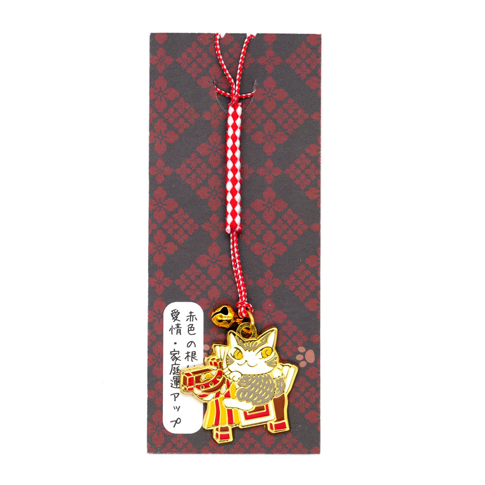 【予約】干支午ダヤン根付 赤