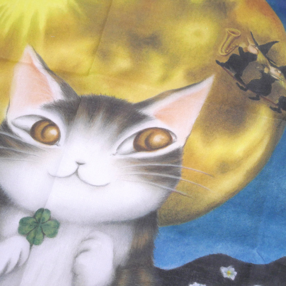 【予約】大判ハンカチ 7つのつきの夜