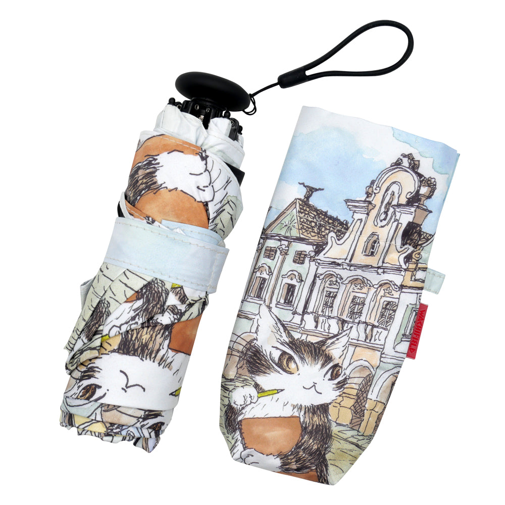 【予約】遮光5段折りたたみ傘 チェコ