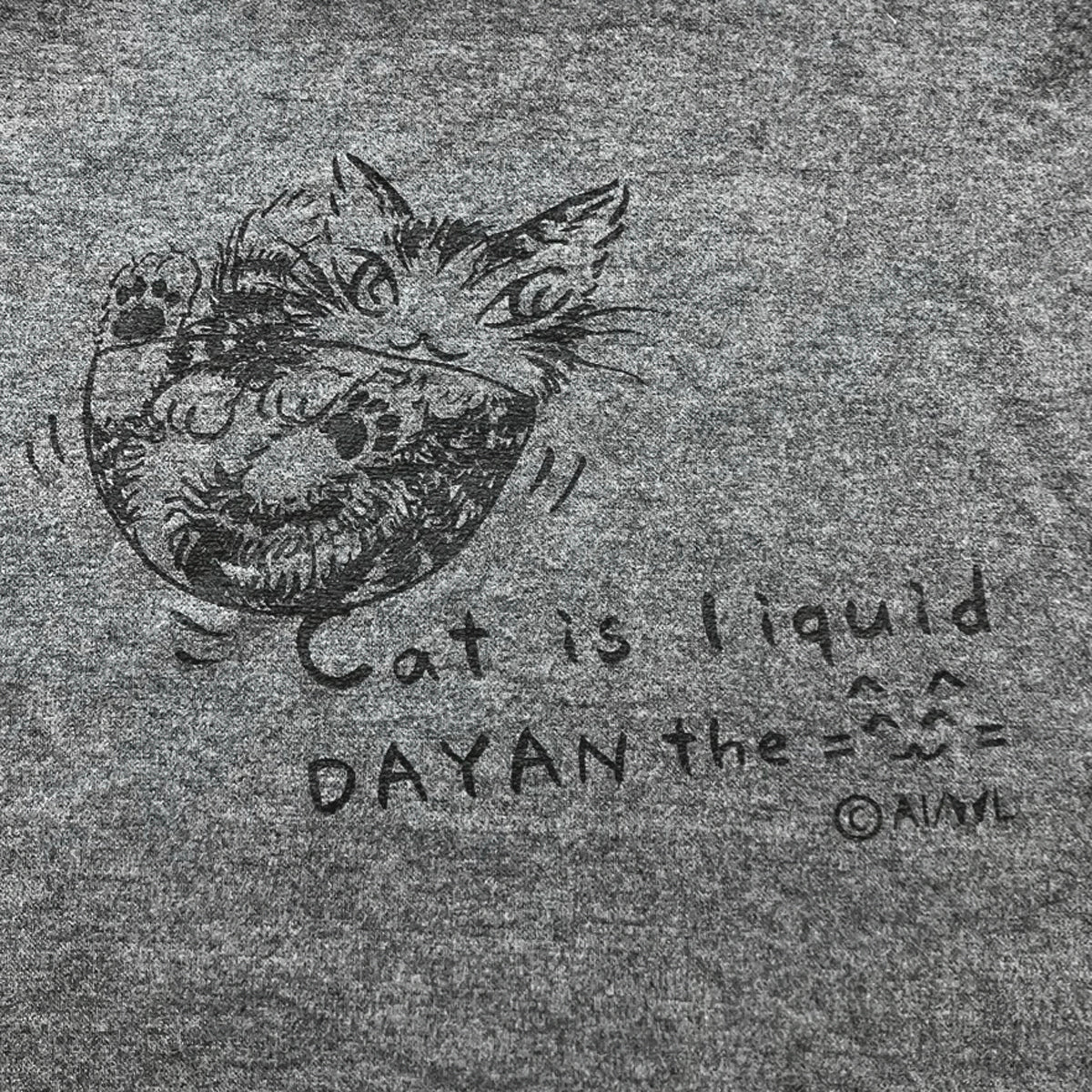 ハイネックCS L 猫は液体 CG