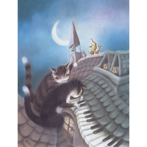 【予約】ダヤンパステルテイルキー ネイビー