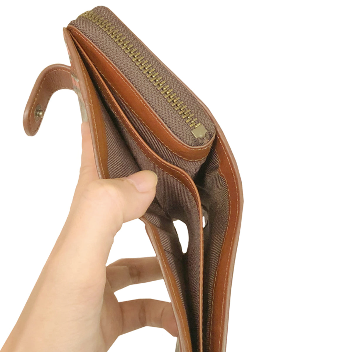 マークダヤン2つ折り札入れ キャメル