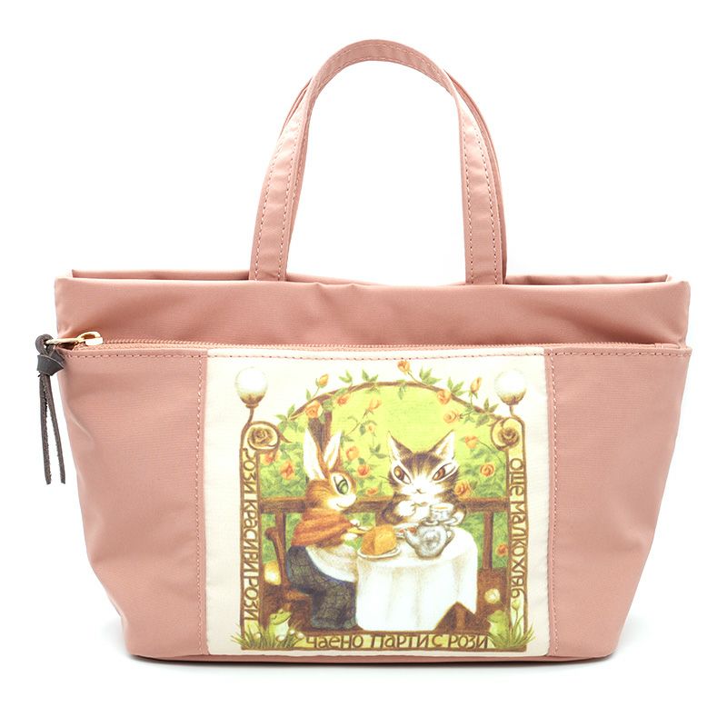 ミニバッグ　バラのお茶会