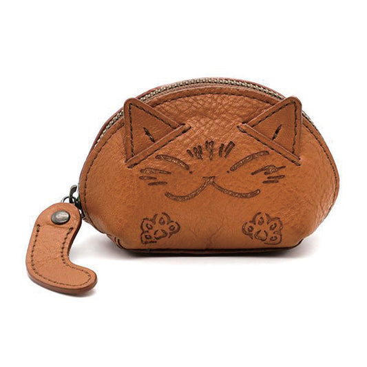 猫耳ダヤン小銭　茶