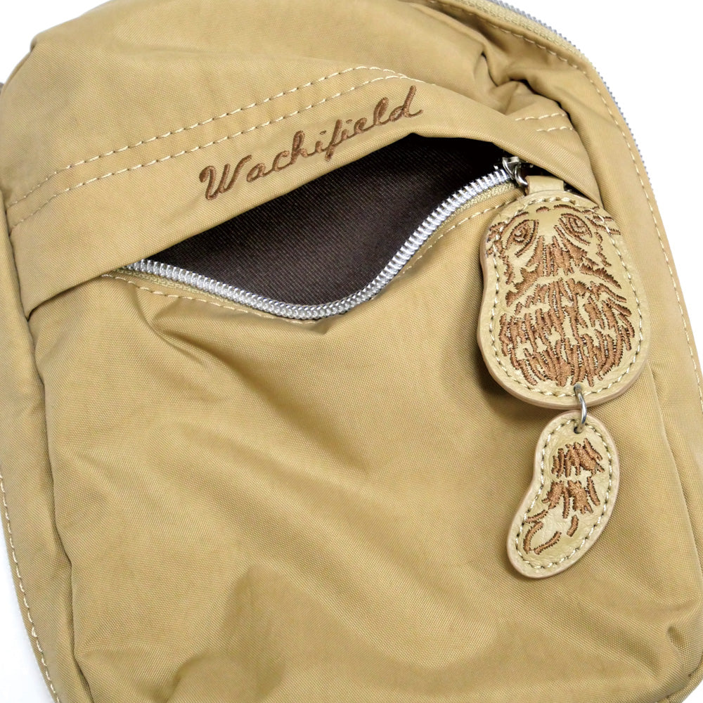 ぷらぷらミニショルダー ベージュ