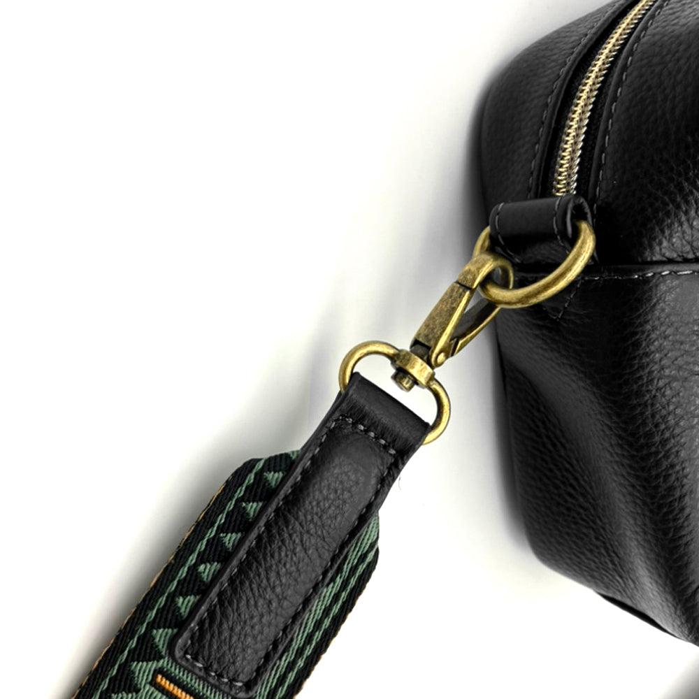 【予約】レザーダヤンミニショルダー３　BK