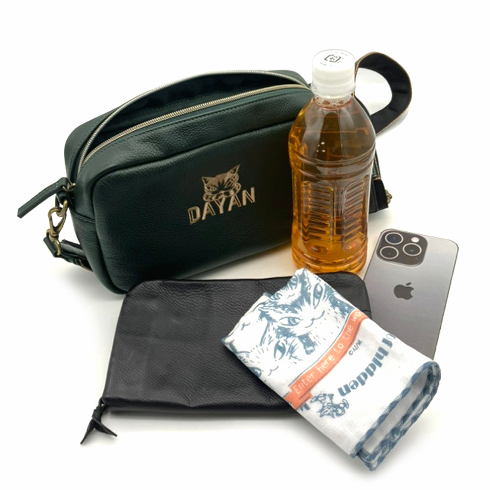 【予約】レザーダヤンミニショルダー３　GR