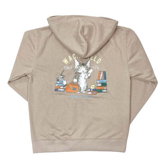 【予約】フルジップ旅する刺繍パーカ　M　Be