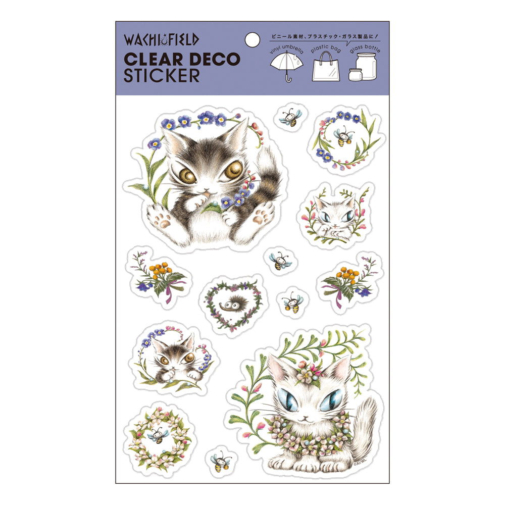 【予約】クリアデコステッカー 朝露