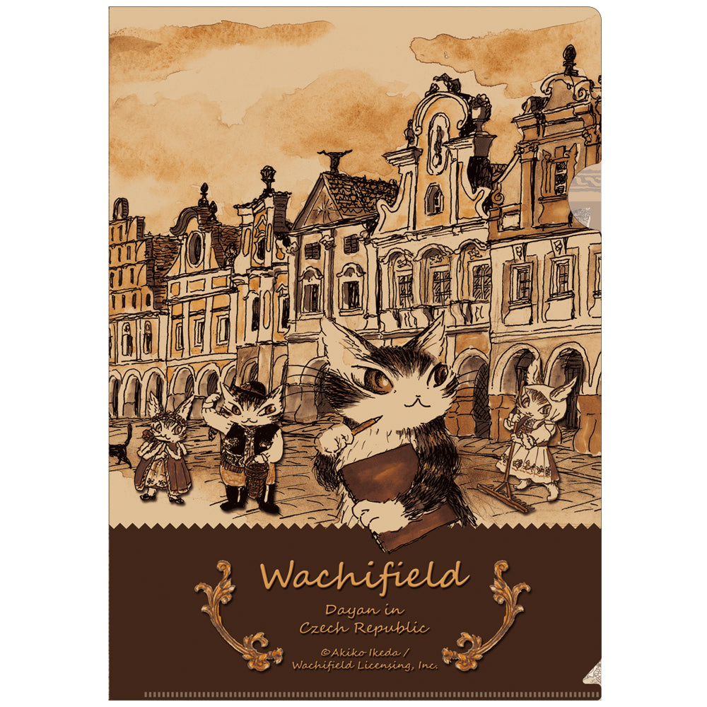 【予約】A4クリアファイル チェコラージュ