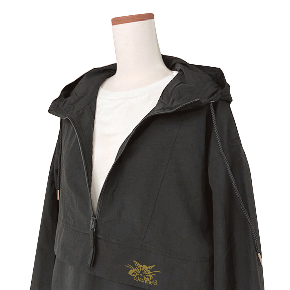 撥水ナイロンアノラック F　黒