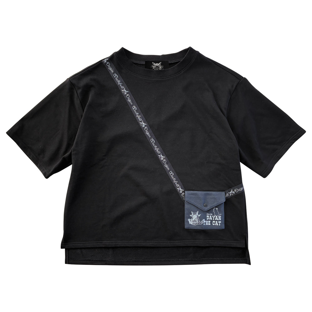 ポシェット風オーバーＴ　Ｍ　ＤＣ　黒