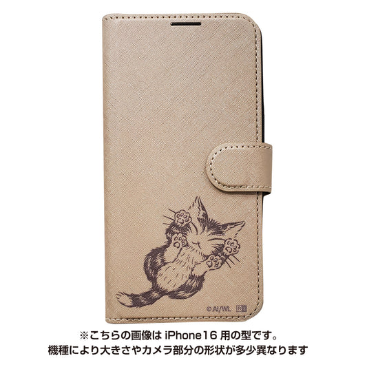 猫のダヤン　スマホケースにゃんキュー　iP16