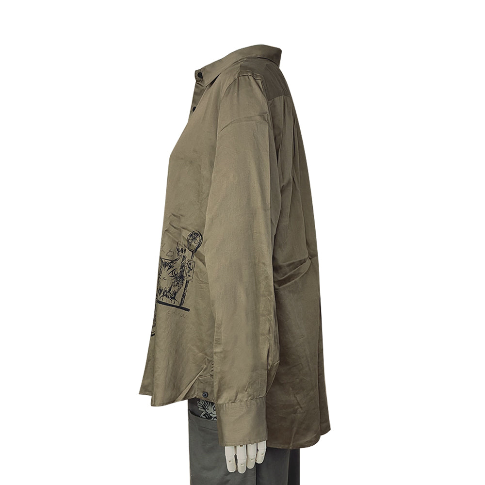 2WAYカシュクールシャツ　F　BR