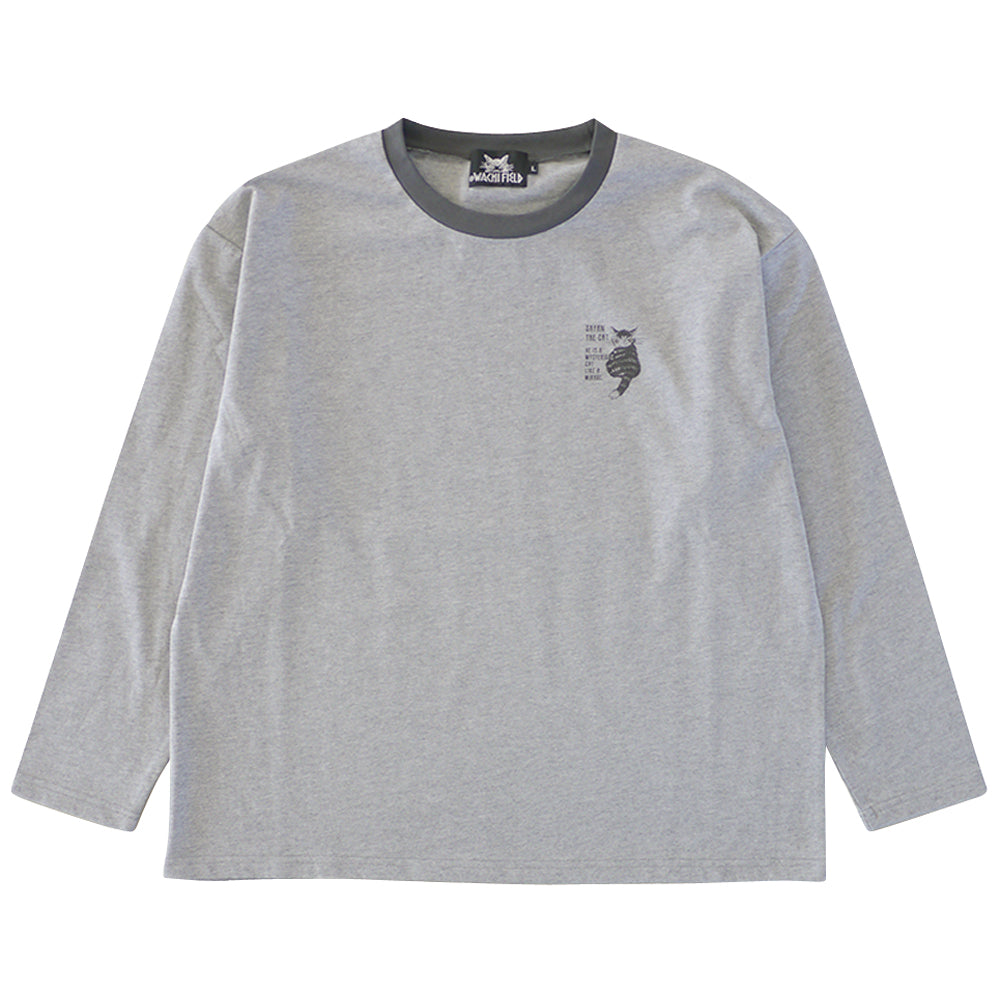 【予約】オーバー長袖T　M　タイム　杢G