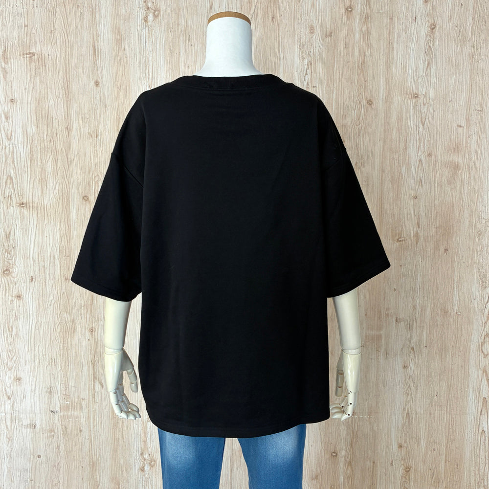 ポシェット風オーバーＴ　Ｍ　ＤＣ　黒