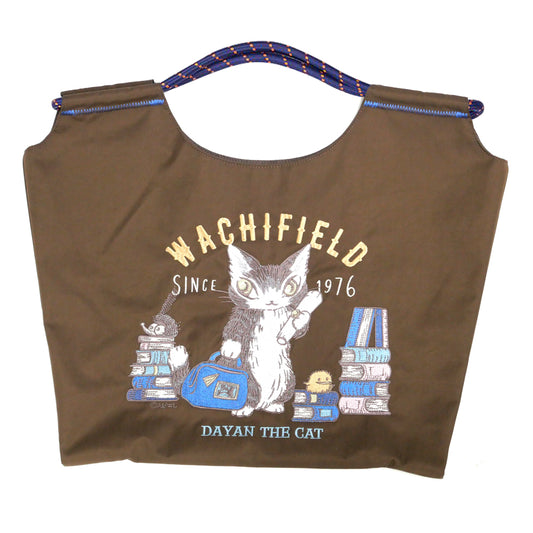 【予約】刺繍トート 旅するBABY・茶