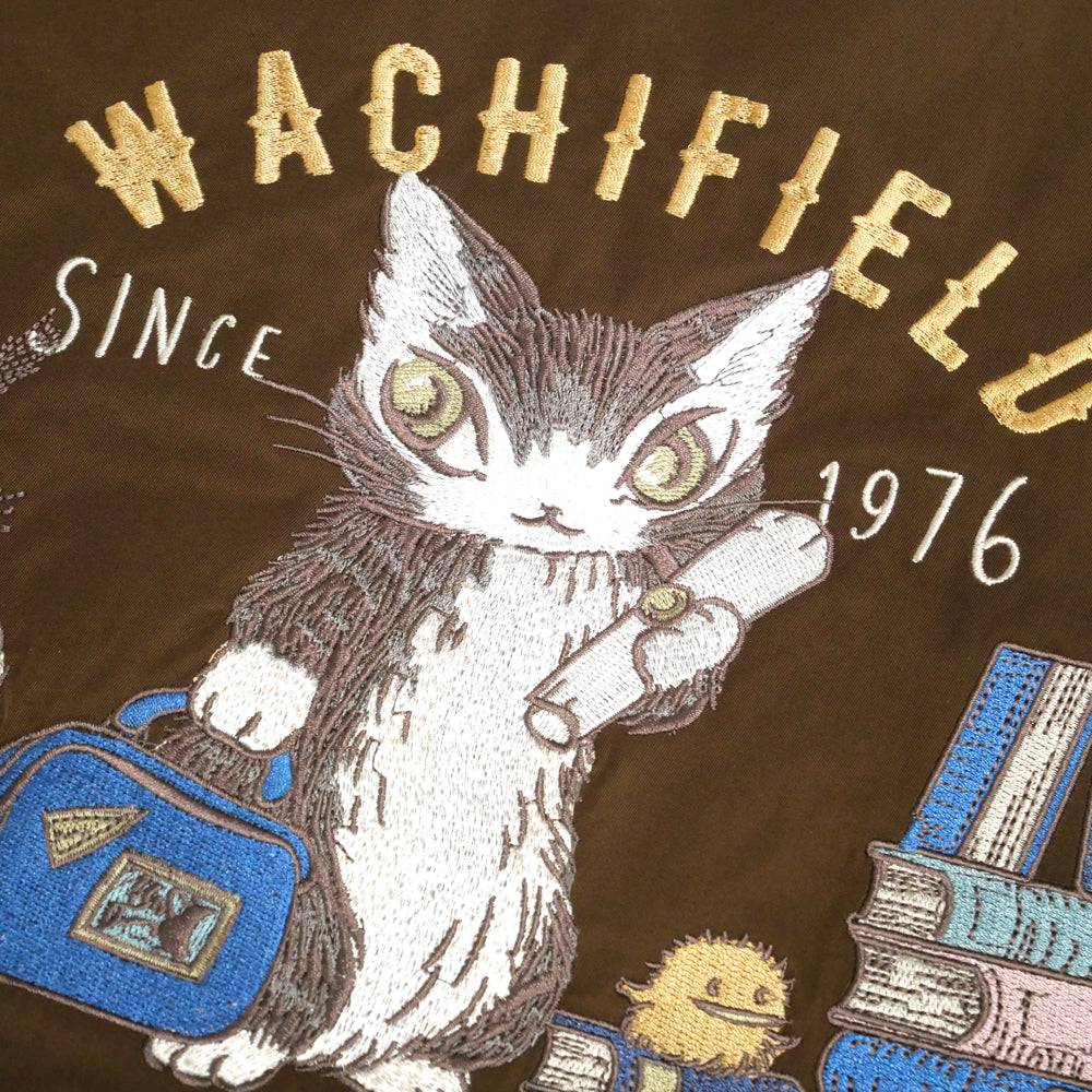 【予約】刺繍トート 旅するBABY・茶