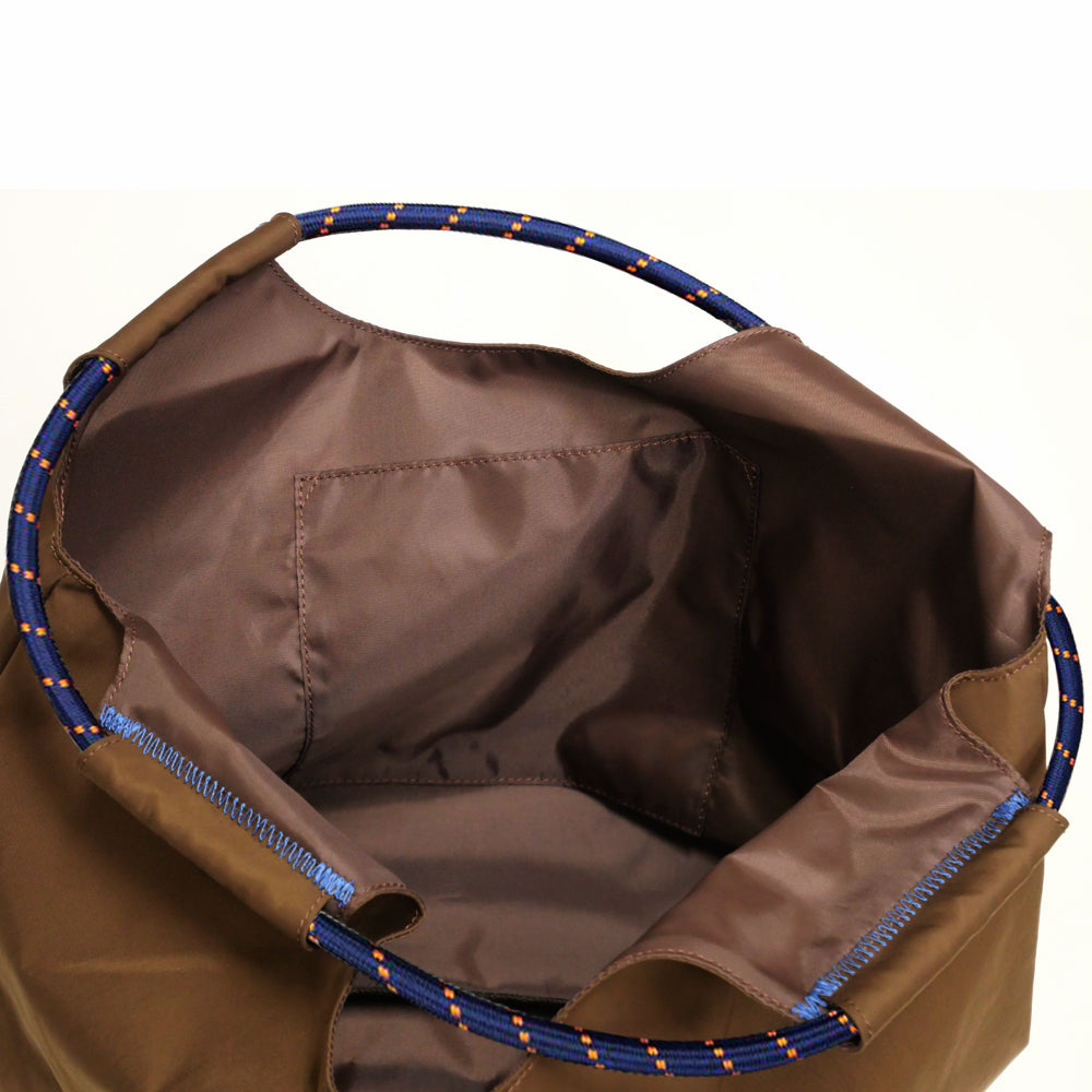 【予約】刺繍トート 旅するBABY・茶