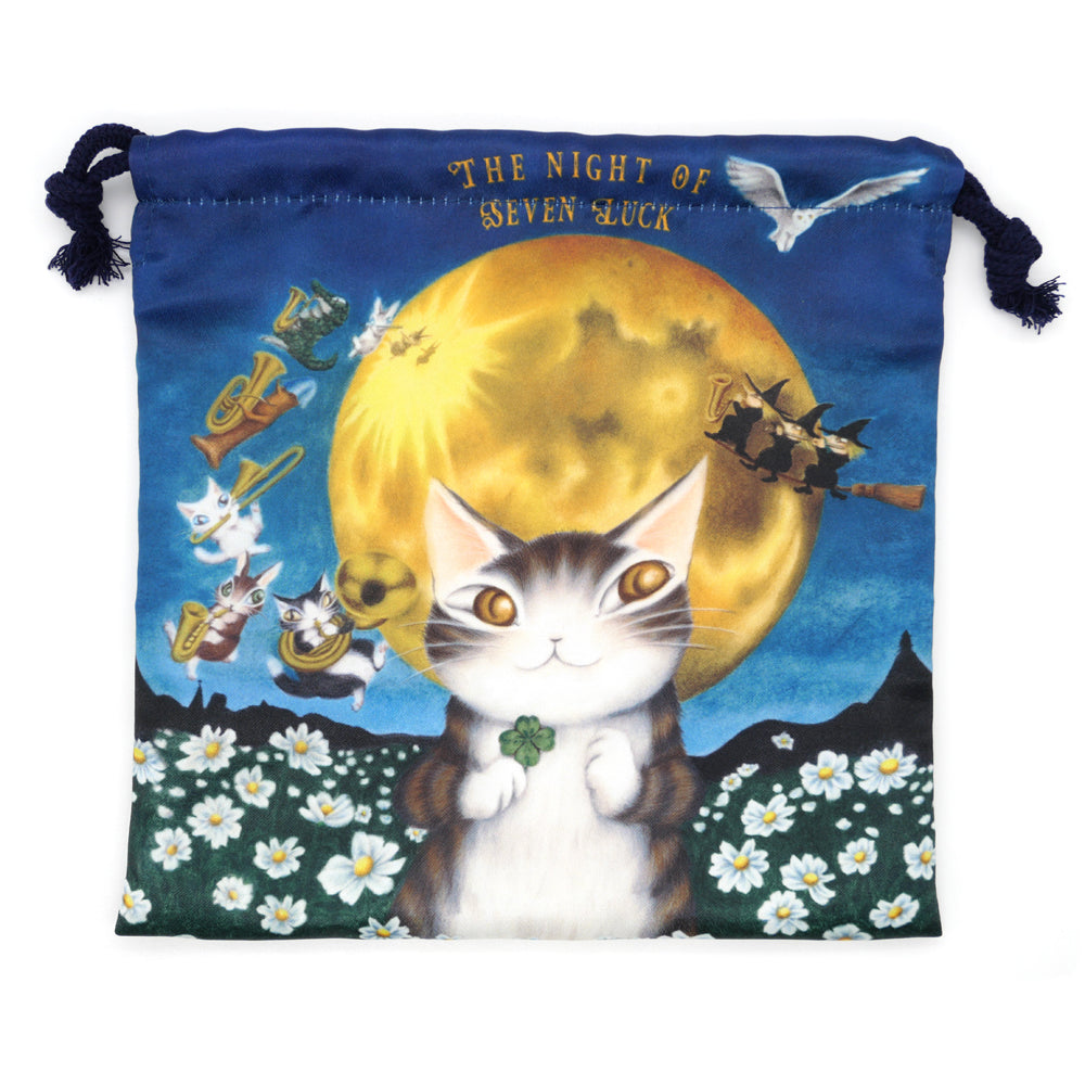 【予約】アート巾着 7つのつきの夜