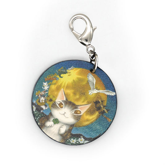 【予約】ファスナー引手　７つのつきの夜