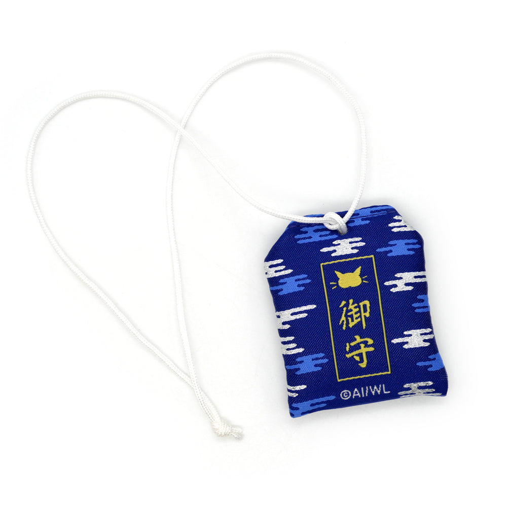 【予約】お守り 月猫・群青