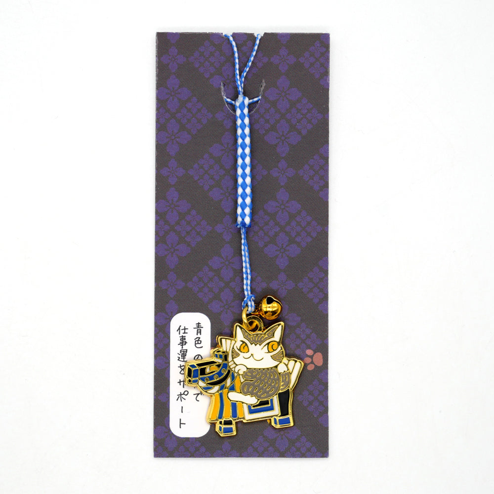 【予約】干支午ダヤン根付 青