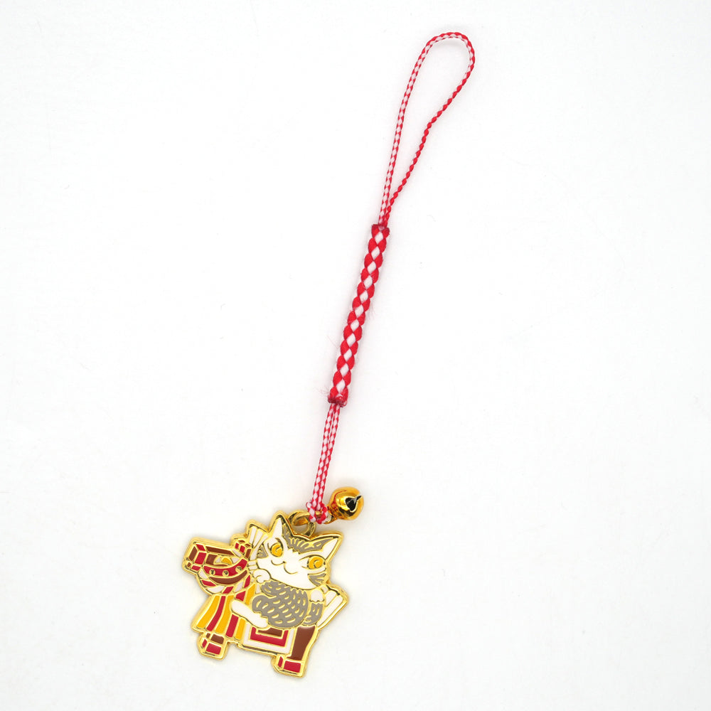 【予約】干支午ダヤン根付 赤