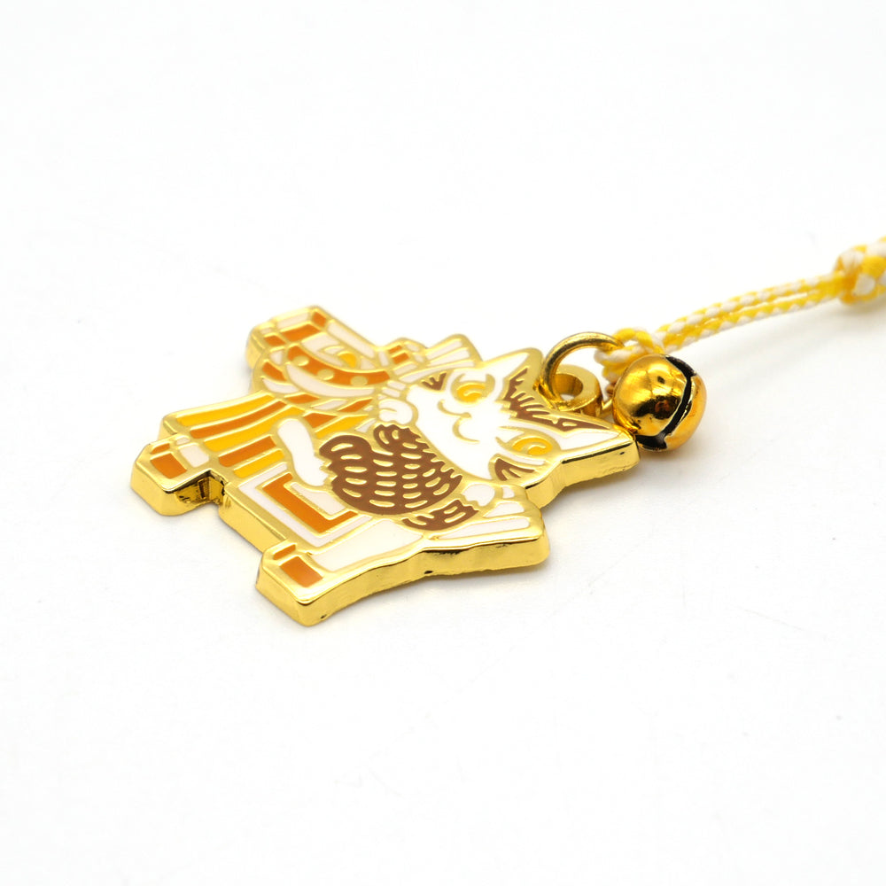 【予約】干支午ダヤン根付 黄