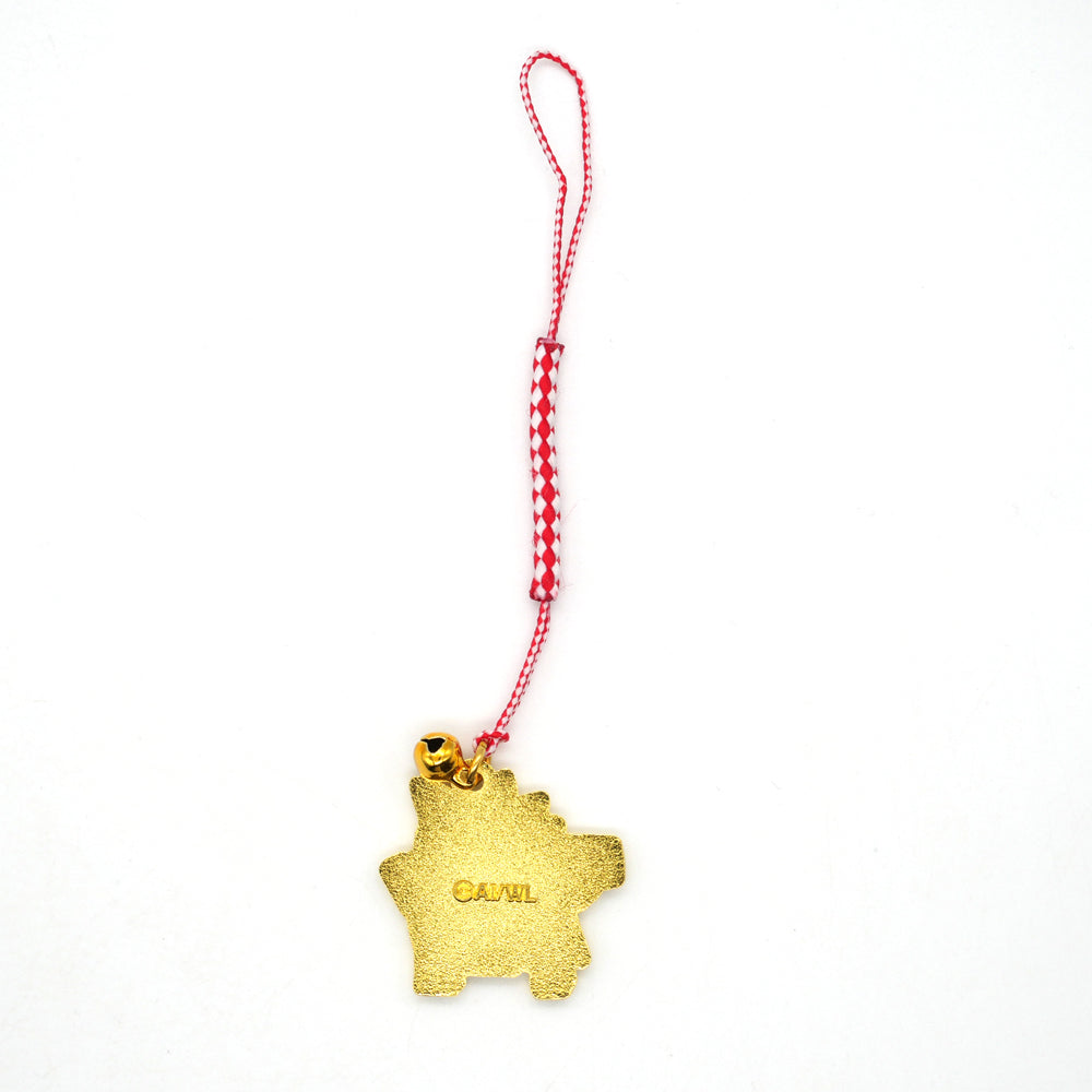 【予約】干支午ダヤン根付 赤