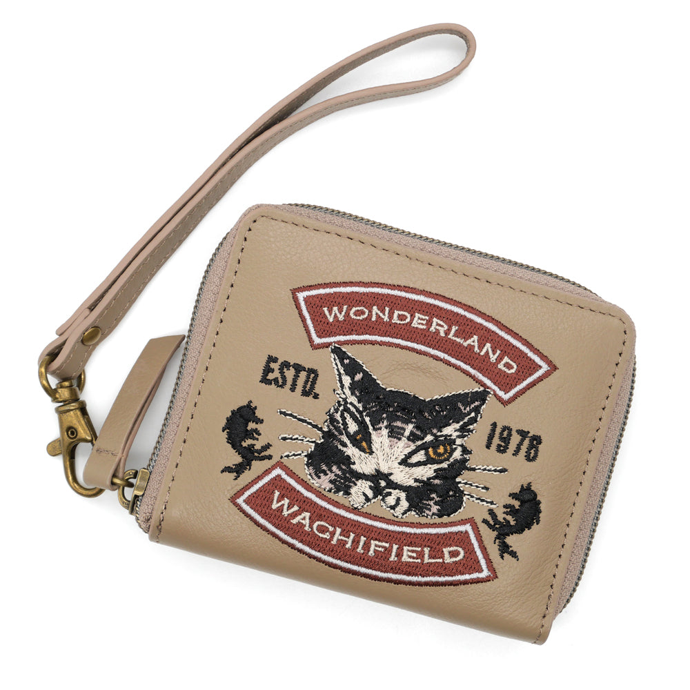 【予約】レザー刺繍ミニパース