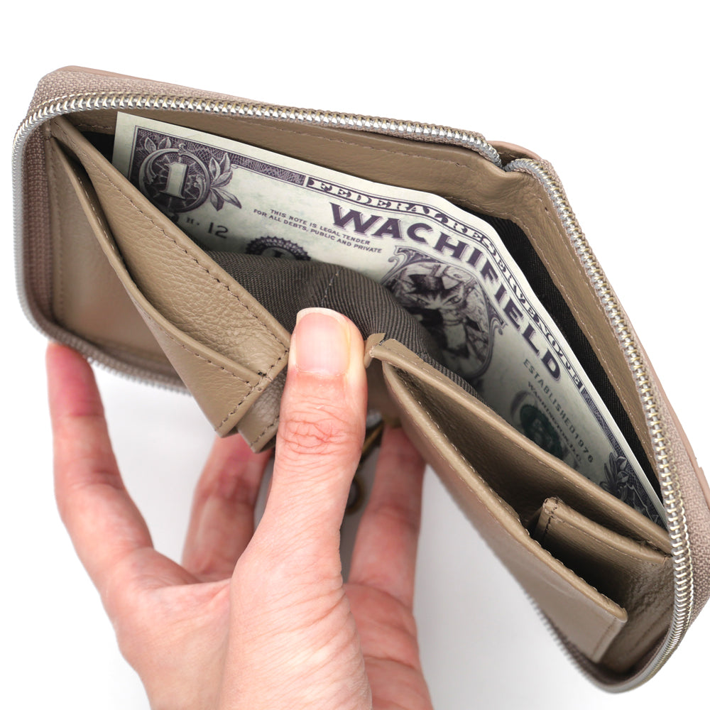 【予約】レザー刺繍ミニパース