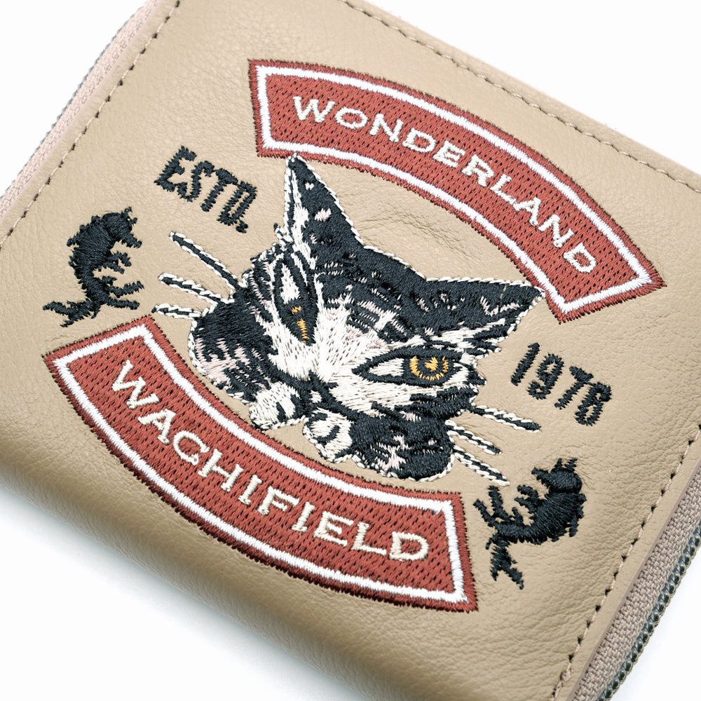 【予約】レザー刺繍ミニパース