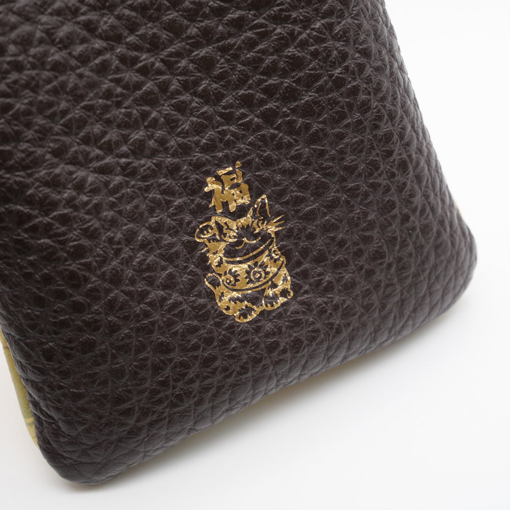 【予約】風神雷神福革巾着