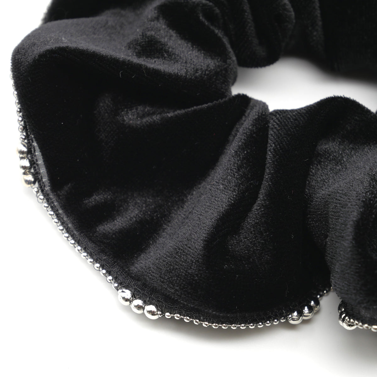 【予約】ベロアシュシュ 黒