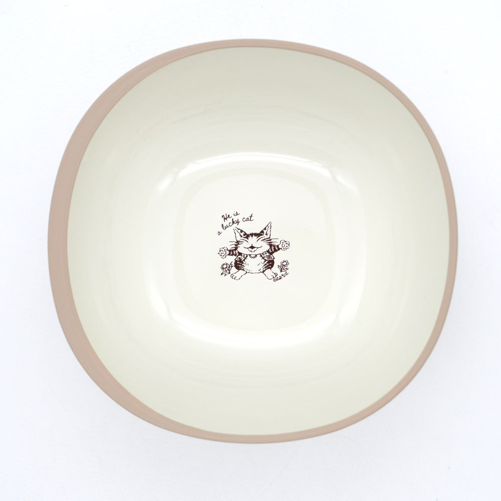 【予約】すくいやすいボウル うんのいいねこ