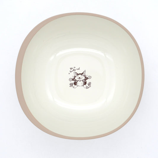 【予約】すくいやすいボウル うんのいいねこ