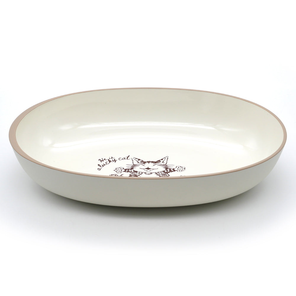 【予約】すくいやすいプレート うんのいいねこ