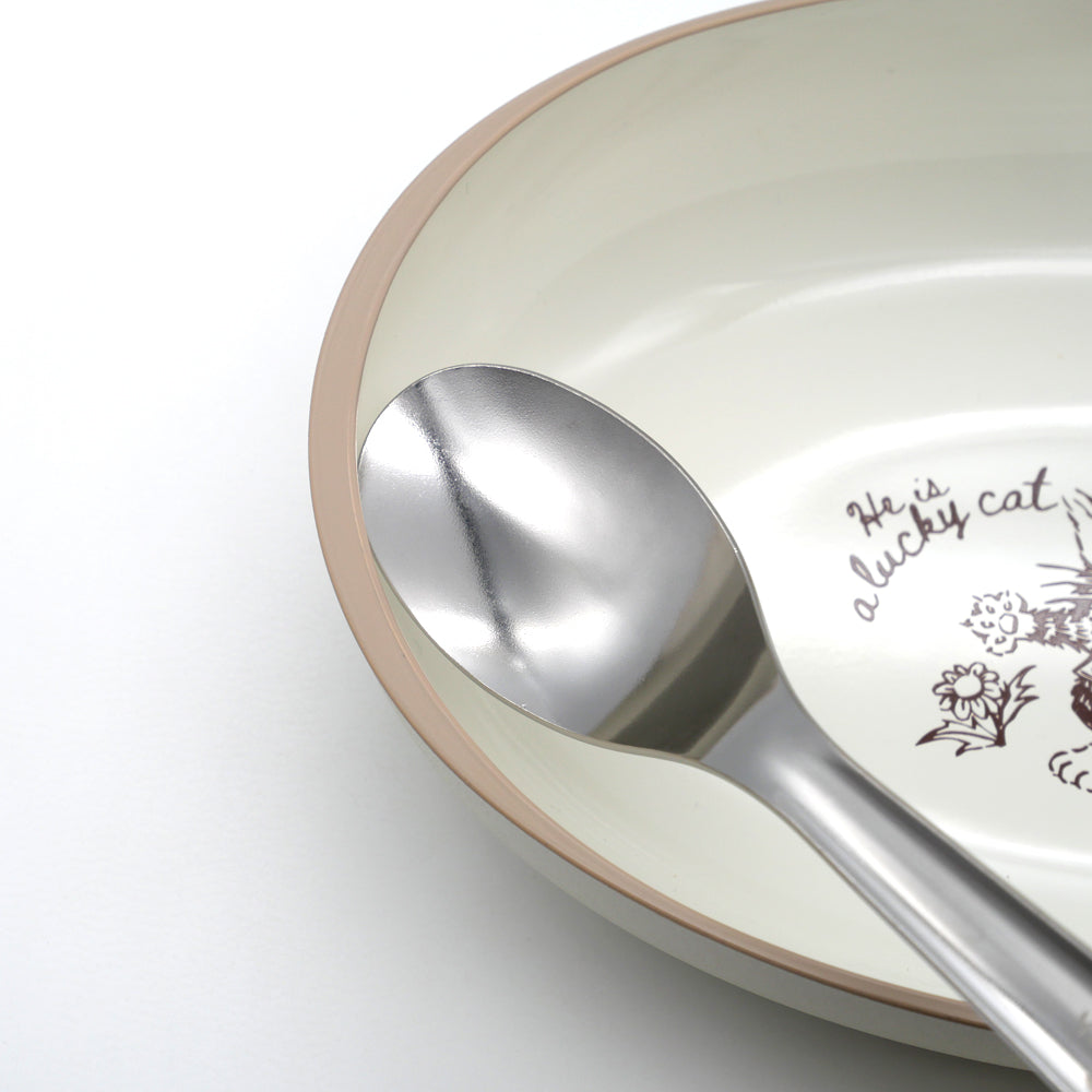 【予約】すくいやすいプレート うんのいいねこ